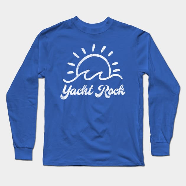 Yacht Rock //// Retro Fan Artwork Long Sleeve T-Shirt by DankFutura